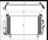 CONDENSATORE ASTRA H - ZAFIRA -